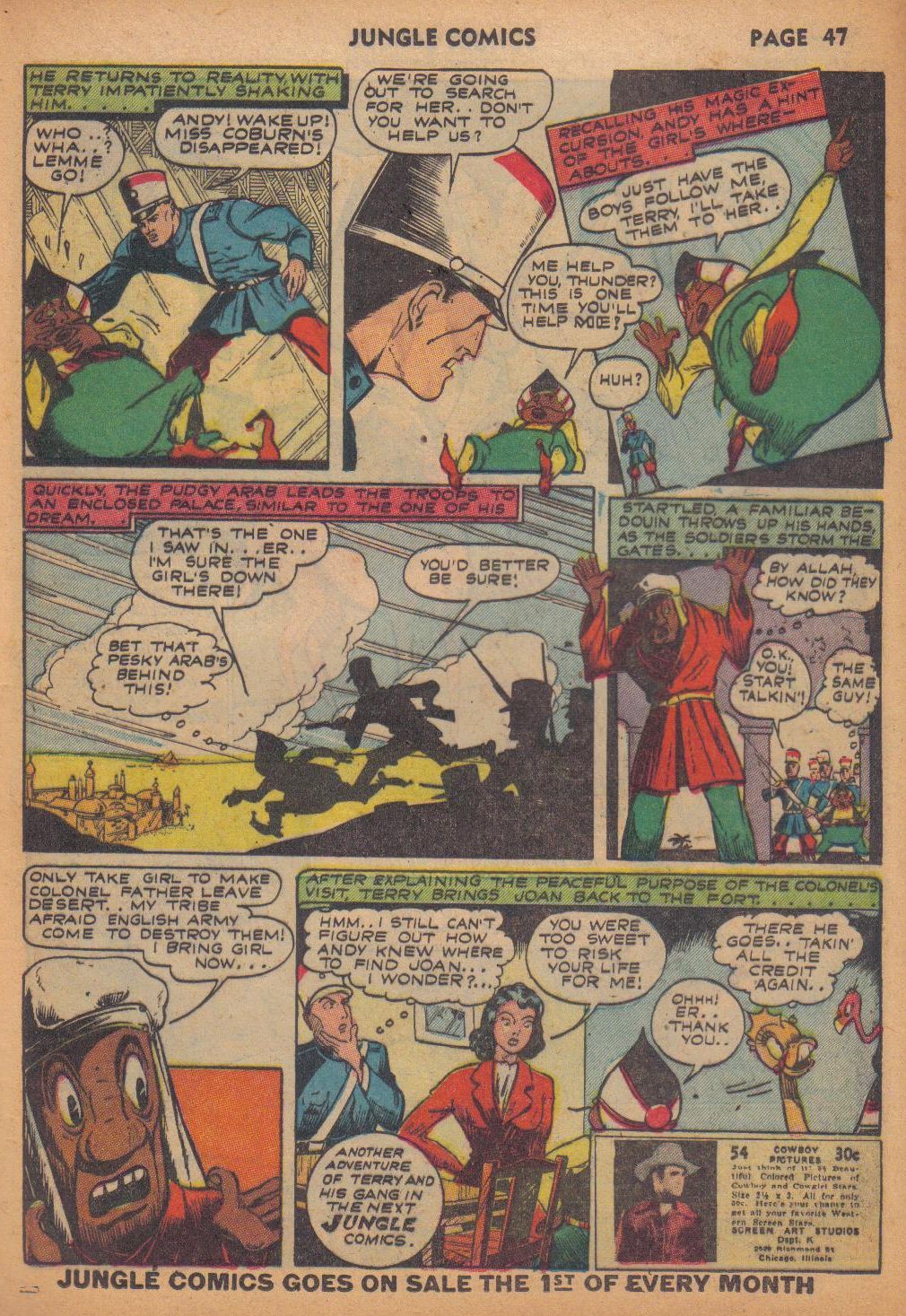 Read online Jungle Comics comic -  Issue #29 - 48