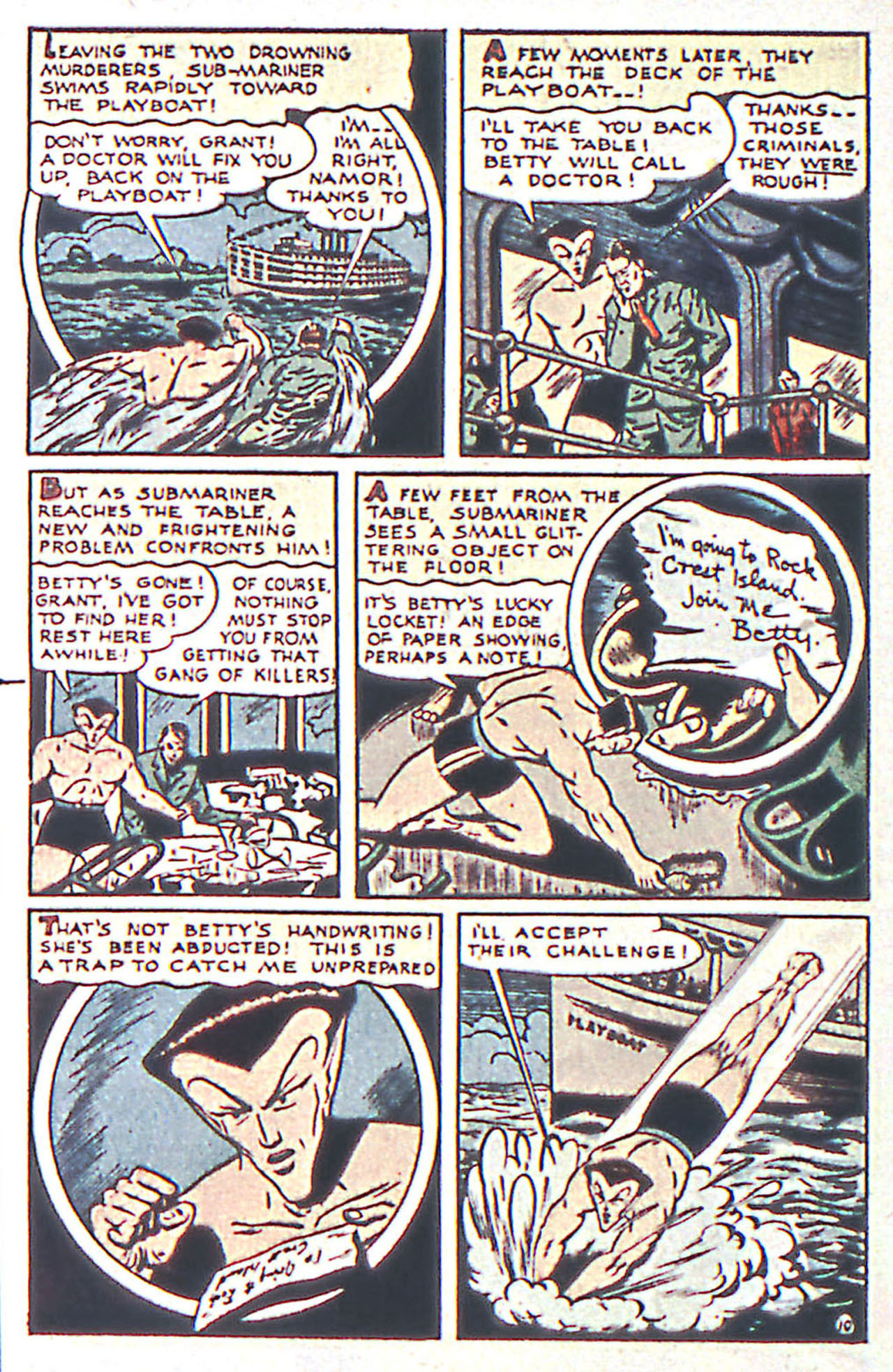 Read online Sub-Mariner Comics comic -  Issue #16 - 12