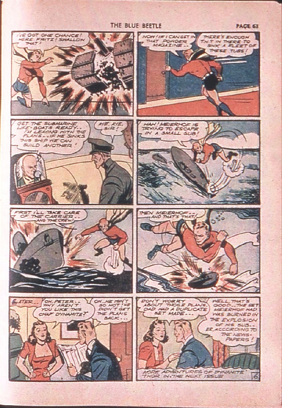 Read online The Blue Beetle comic -  Issue #7 - 64