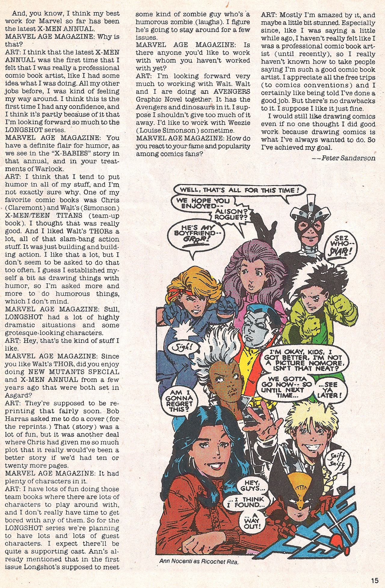 Read online Marvel Age comic -  Issue #71 - 17