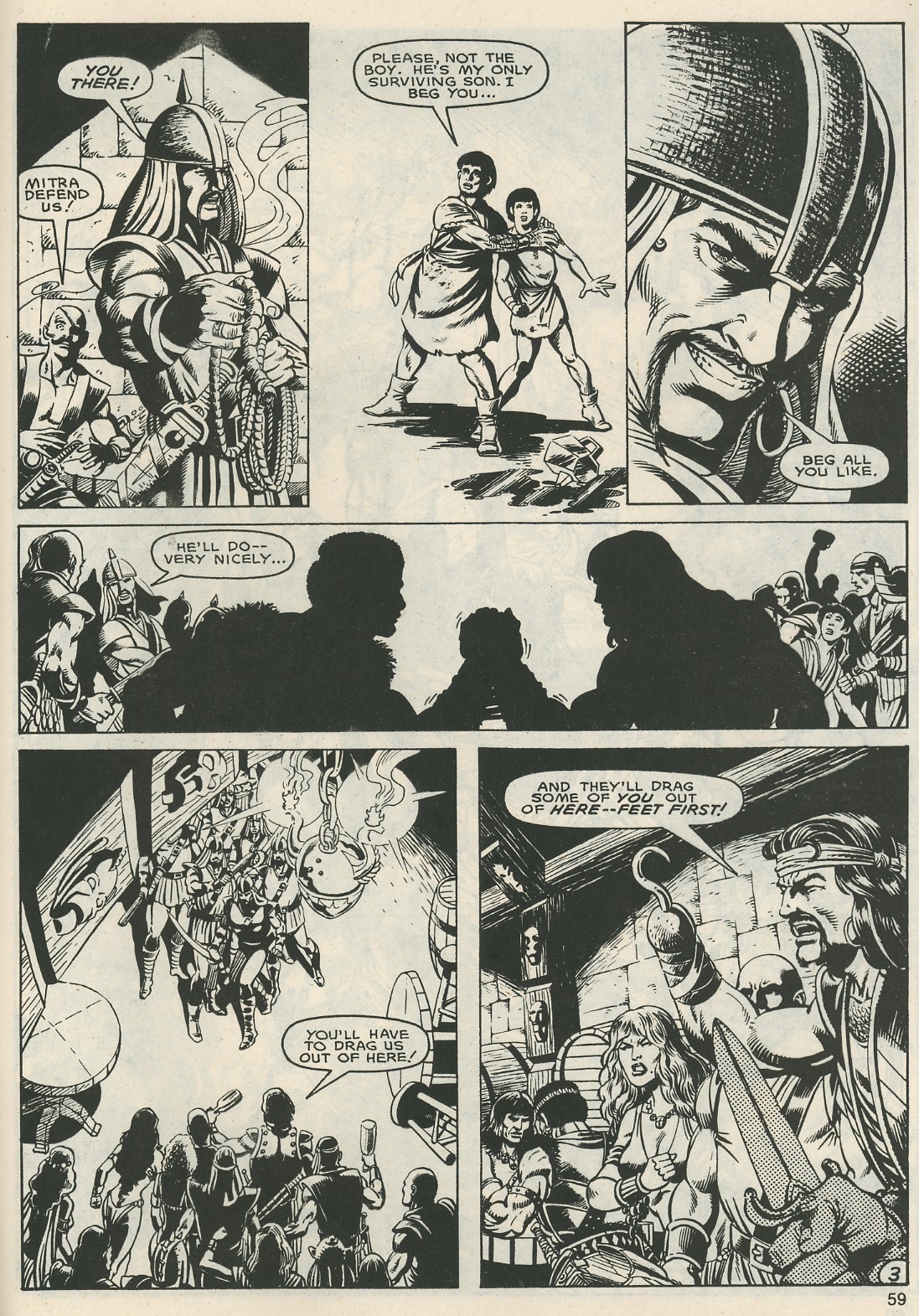 Read online The Savage Sword Of Conan comic -  Issue #117 - 57