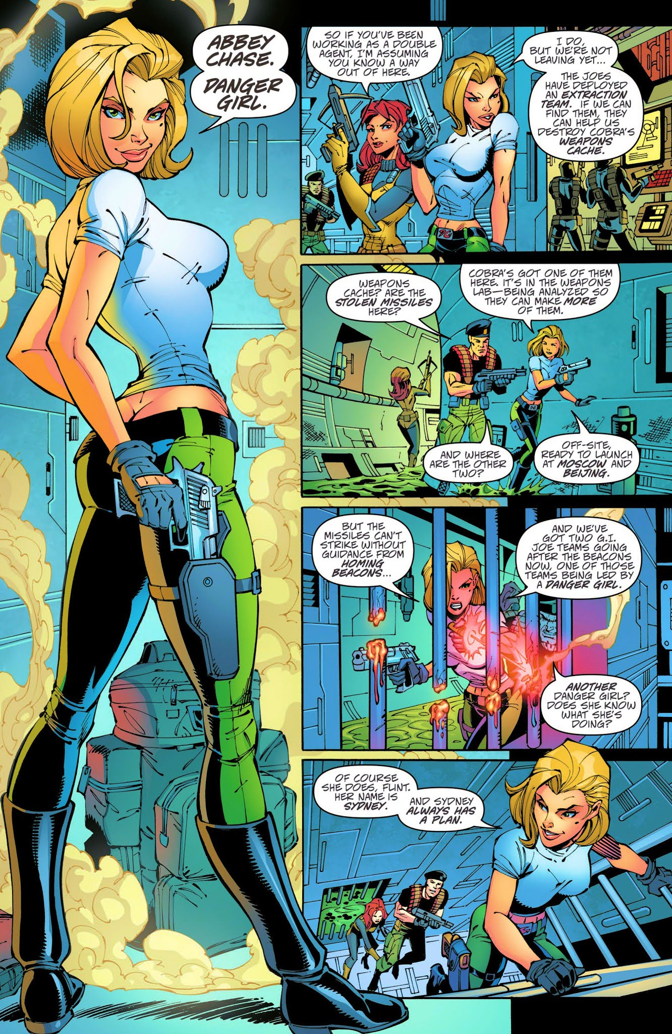 Read online Danger Girl/G.I. Joe comic -  Issue #4 - 9