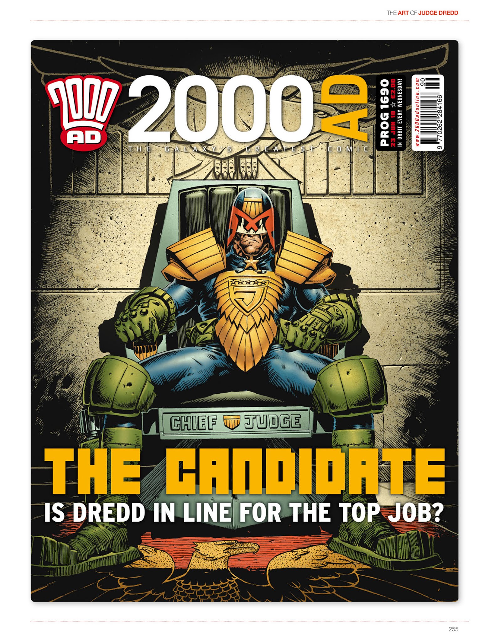 Read online The Art of Judge Dredd: Featuring 35 Years of Zarjaz Covers comic -  Issue # TPB (Part 3) - 73