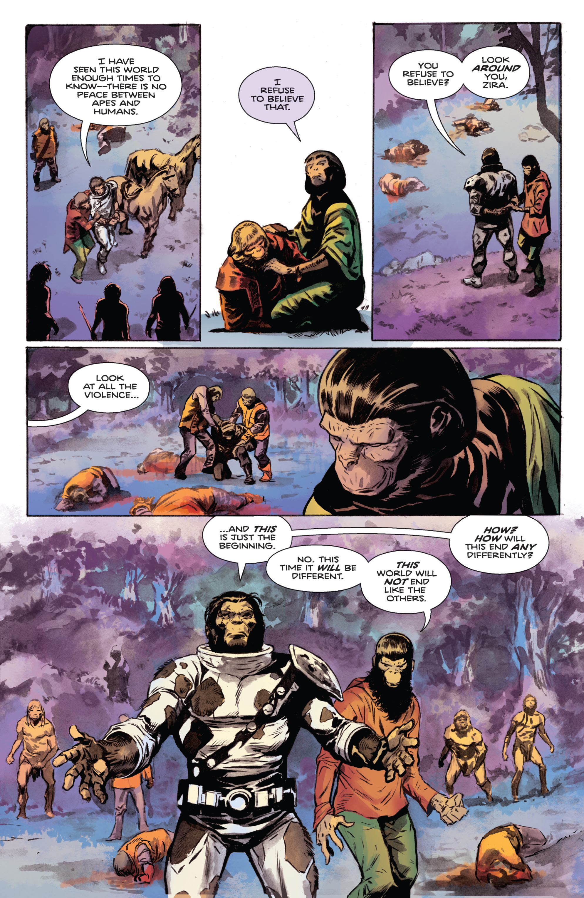 Read online Tarzan On the Planet of the Apes comic -  Issue #5 - 21