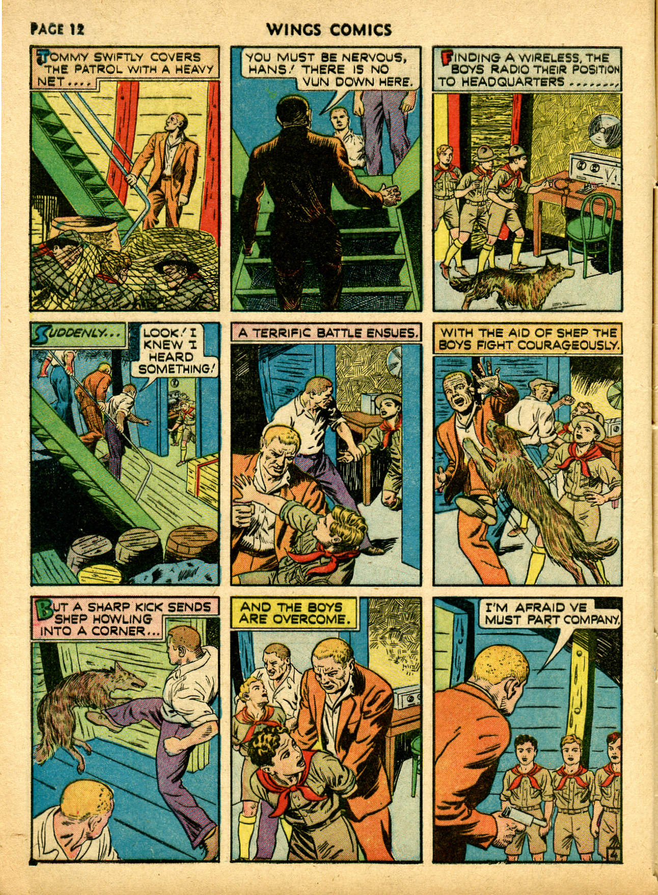 Read online Wings Comics comic -  Issue #12 - 14