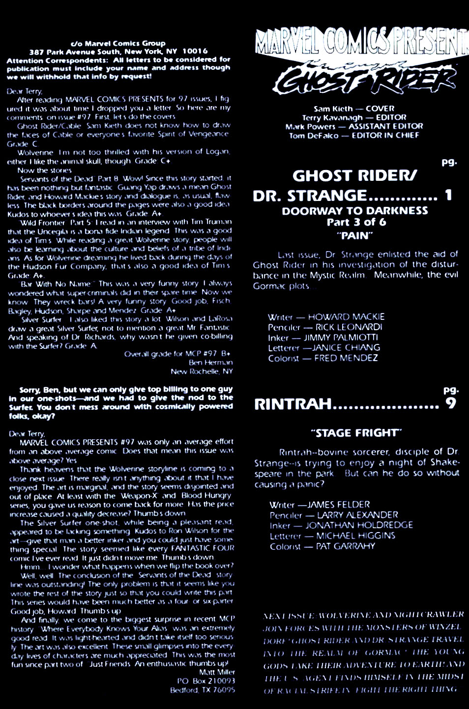Read online Marvel Comics Presents (1988) comic -  Issue #103 - 20