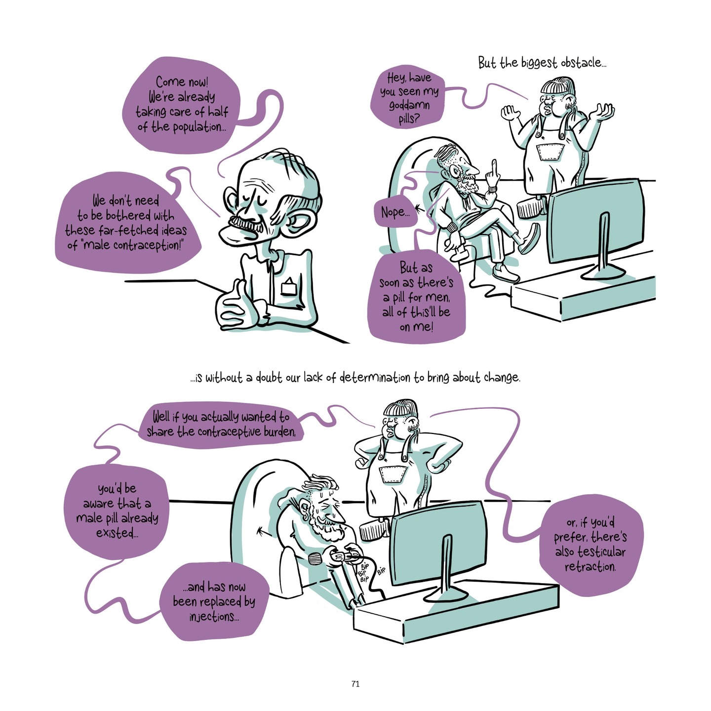 Read online Balls Up A Contraceptive Journey comic -  Issue # TPB - 70