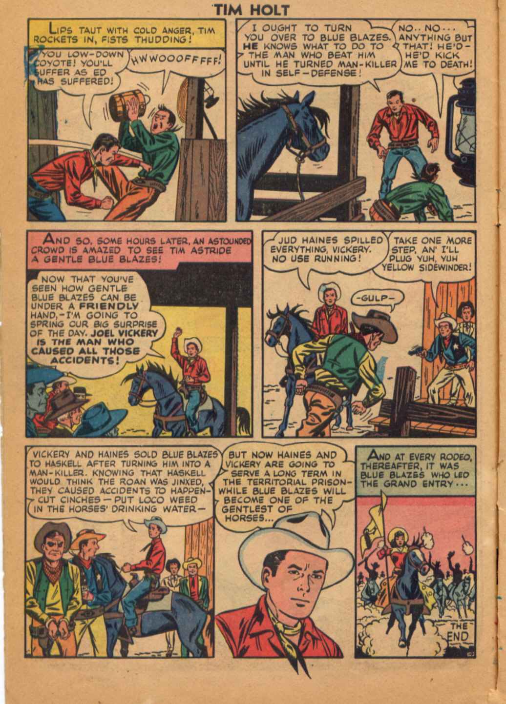 Read online Tim Holt comic -  Issue #7 - 12