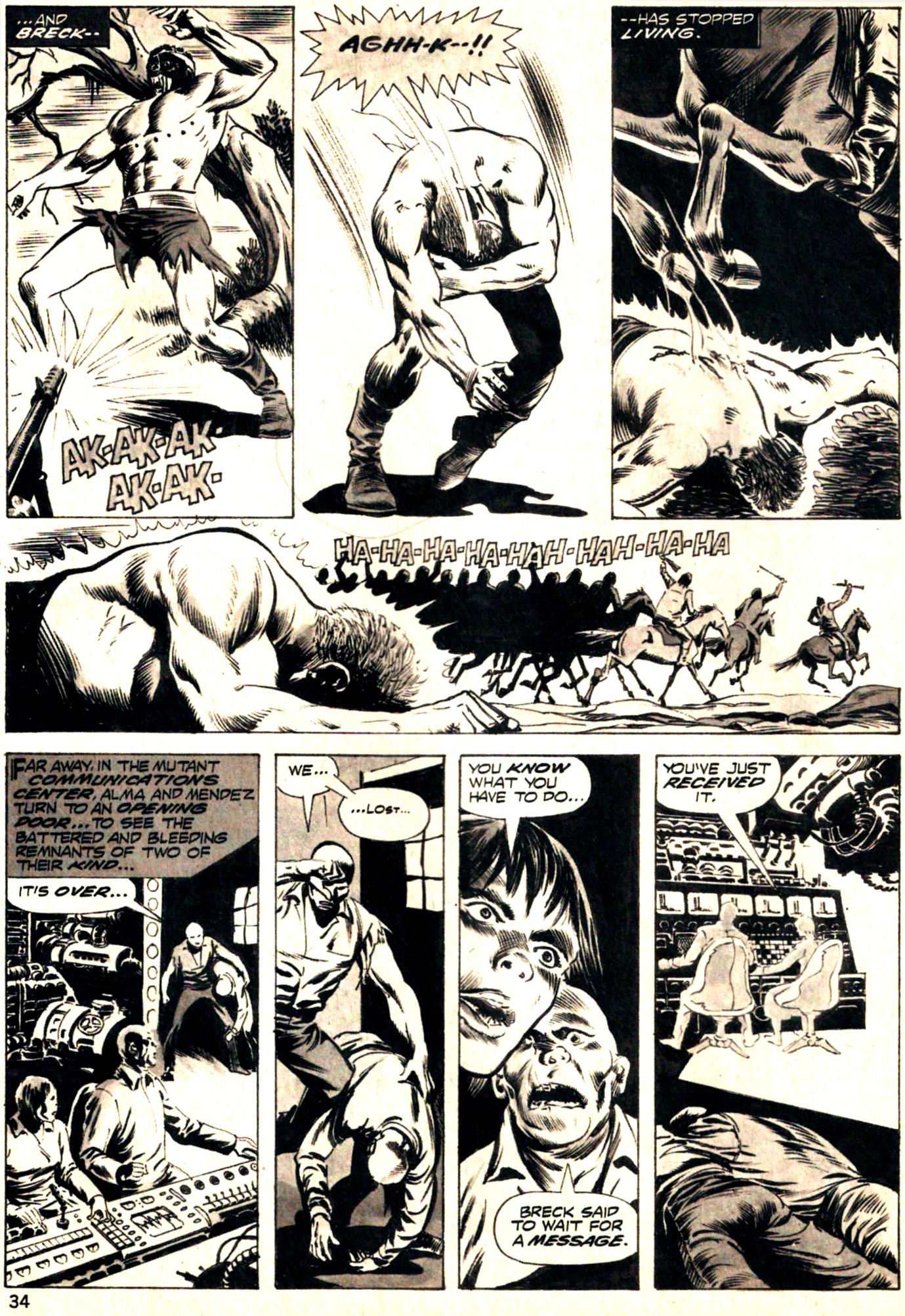 Read online Planet of the Apes comic -  Issue #28 - 33