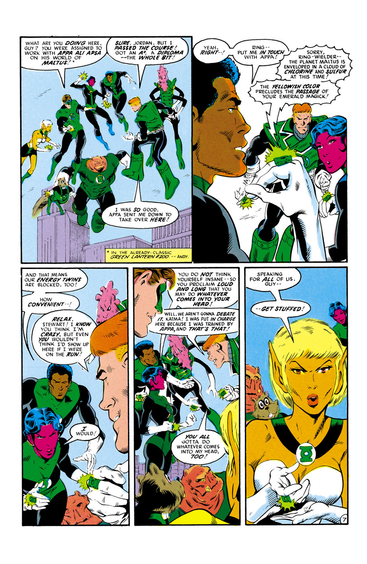 Read online The Green Lantern Corps comic -  Issue #207 - 7