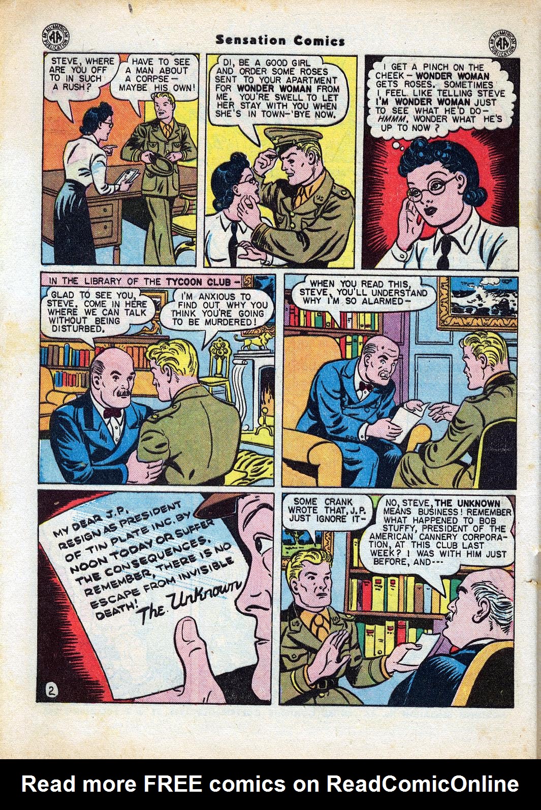 Read online Sensation (Mystery) Comics comic -  Issue #47 - 4