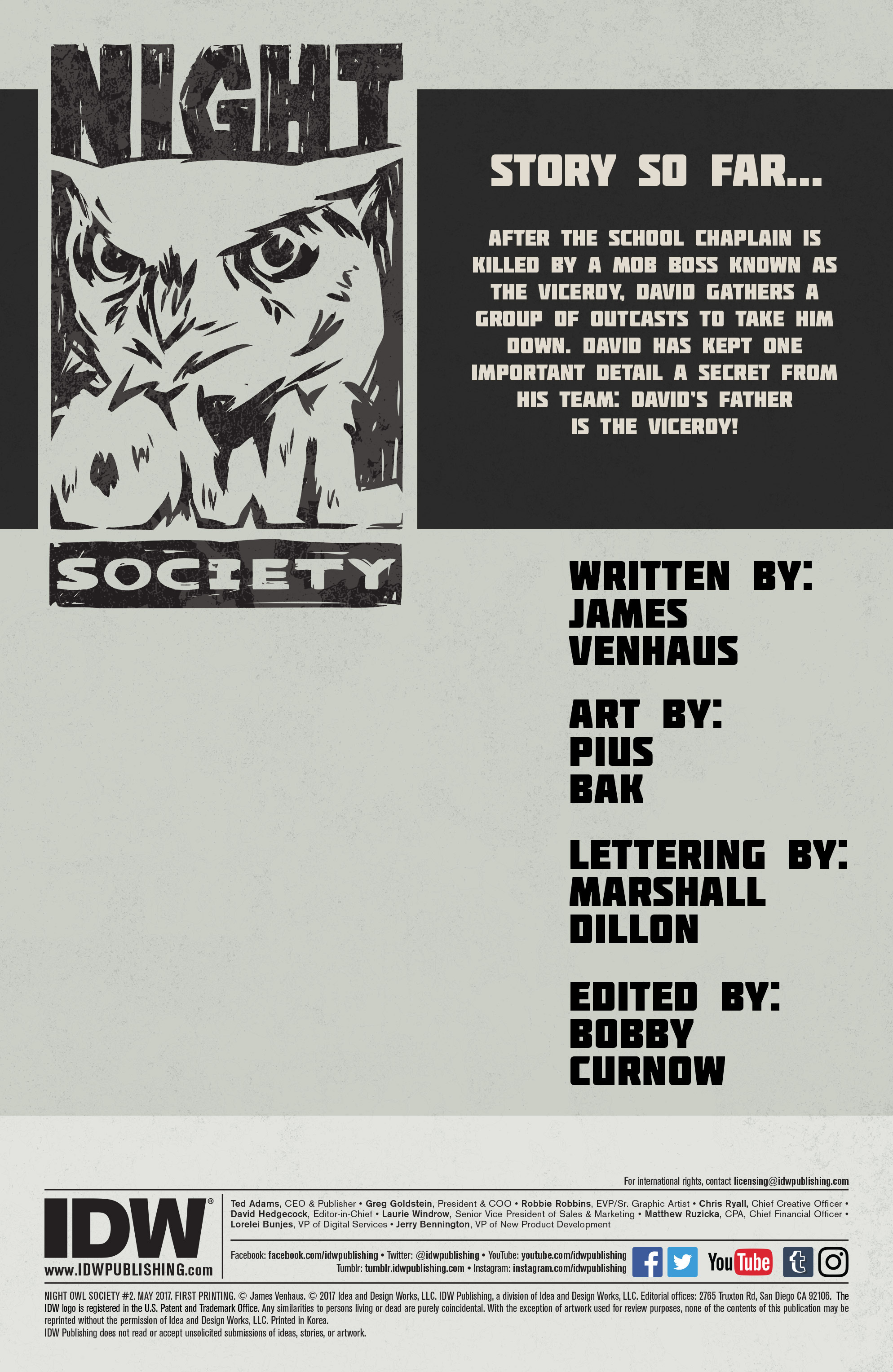 Read online Night Owl Society comic -  Issue #2 - 2