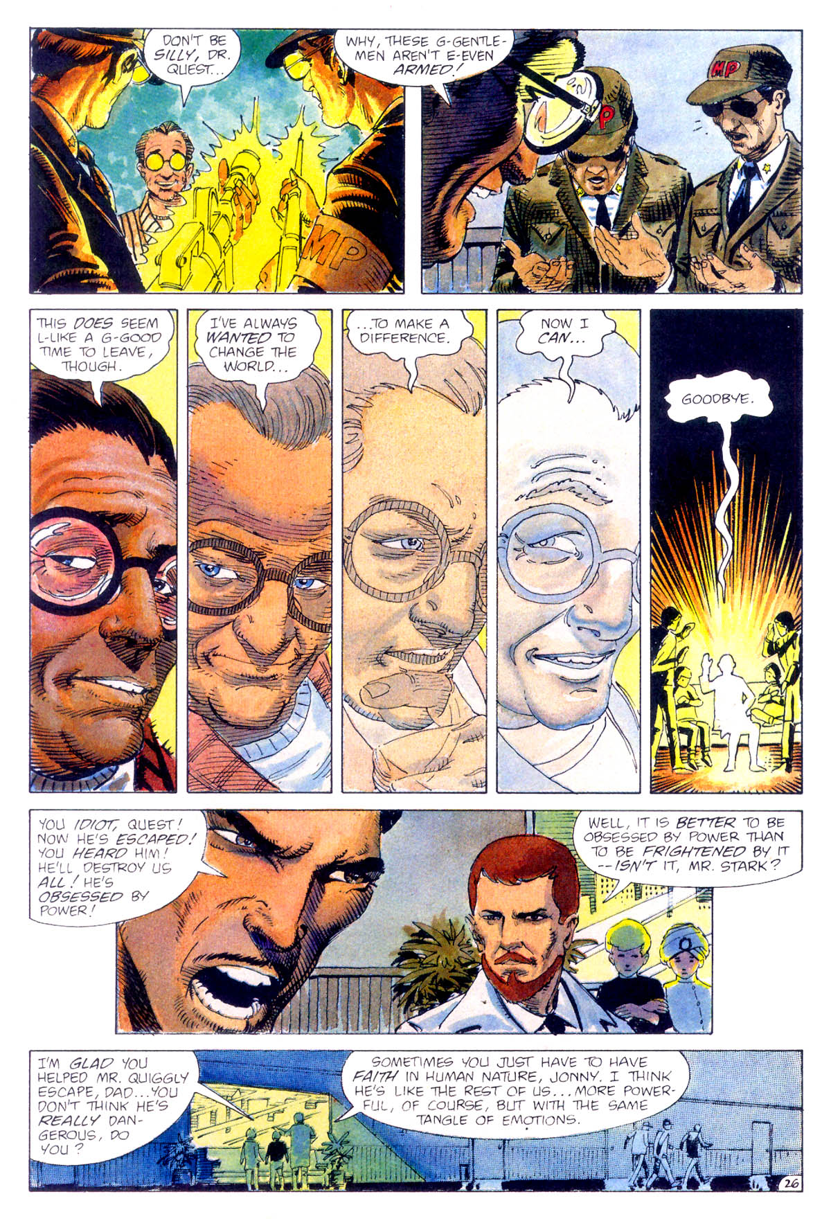 Read online Jonny Quest comic -  Issue #6 - 29