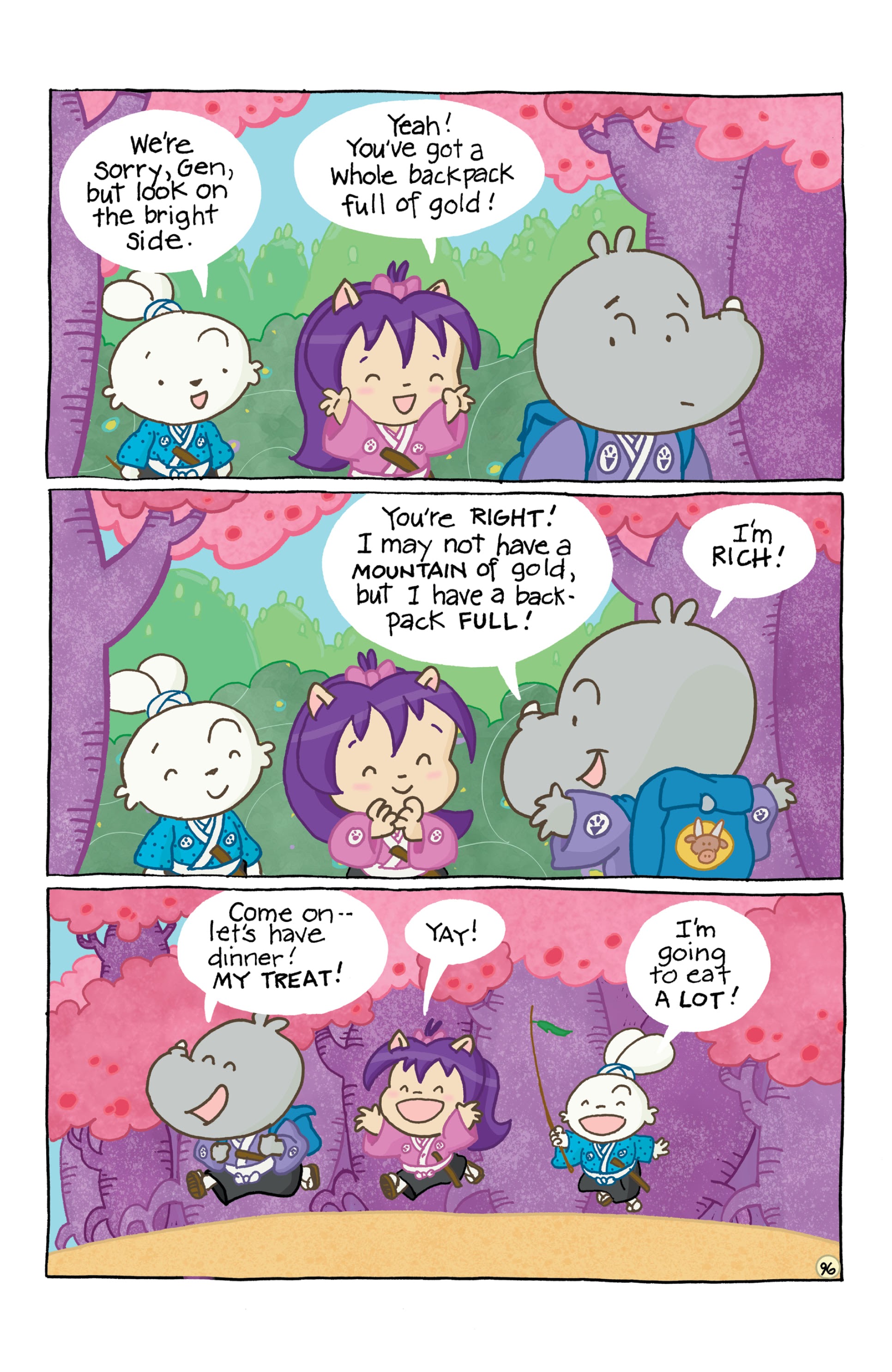 Read online Chibi-Usagi: Attack of the Heebie Chibis comic -  Issue # TPB - 100