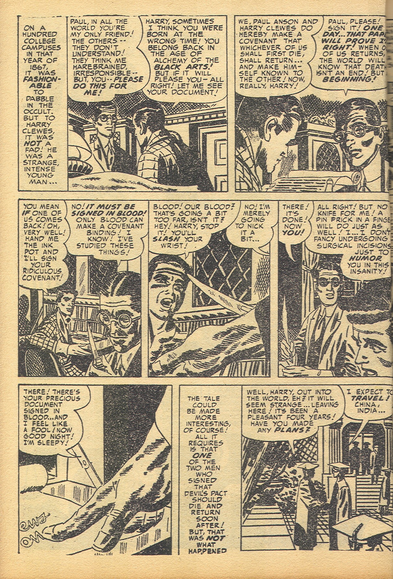 Read online Black Magic (1950) comic -  Issue #19 - 25