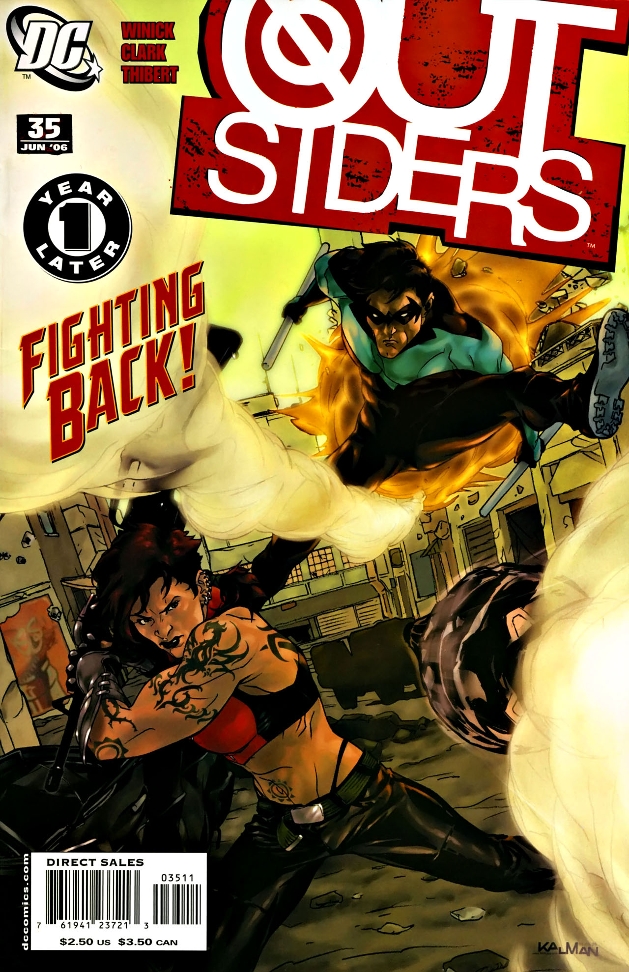 Read online Outsiders (2003) comic -  Issue #35 - 1