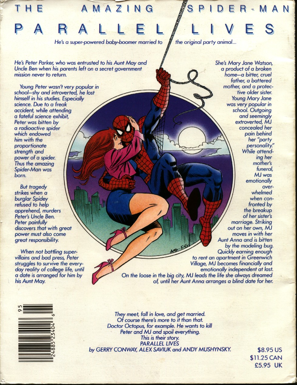 Read online Marvel Graphic Novel comic -  Issue #46 - Spider-Man - Parallel Lives - 64