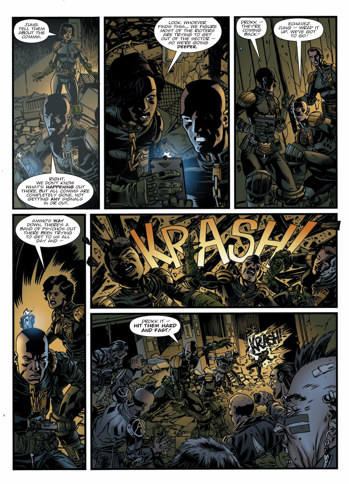 Read online Judge Dredd: Day of Chaos: Fallout comic -  Issue # TPB (Part 2) - 30