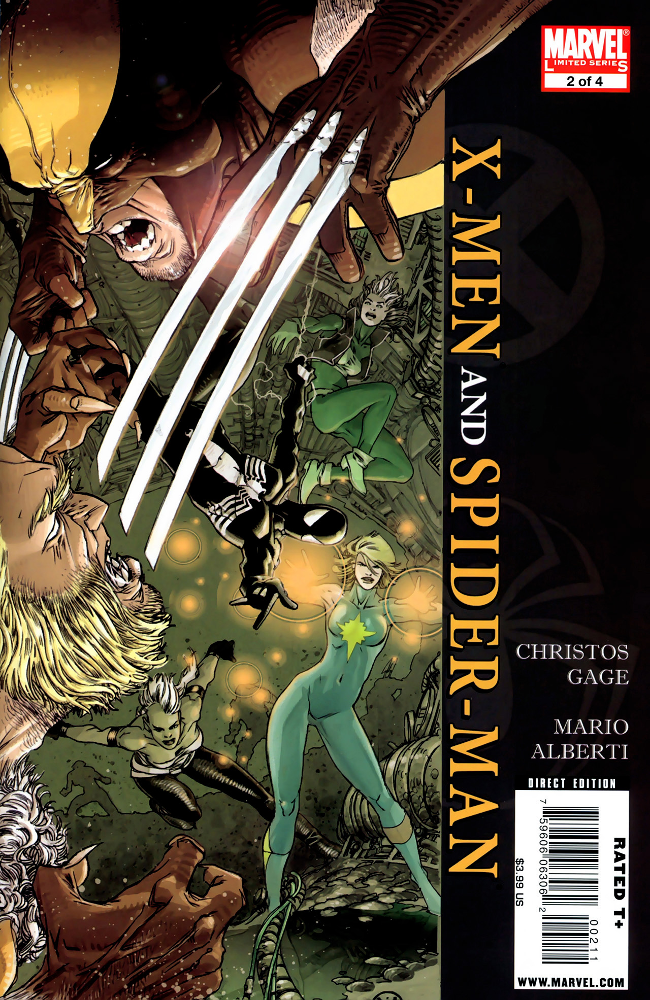Read online X-Men/Spider-Man comic -  Issue #2 - 1