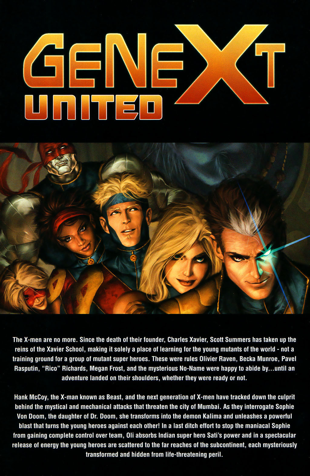 Read online GeNext: United comic -  Issue #4 - 2