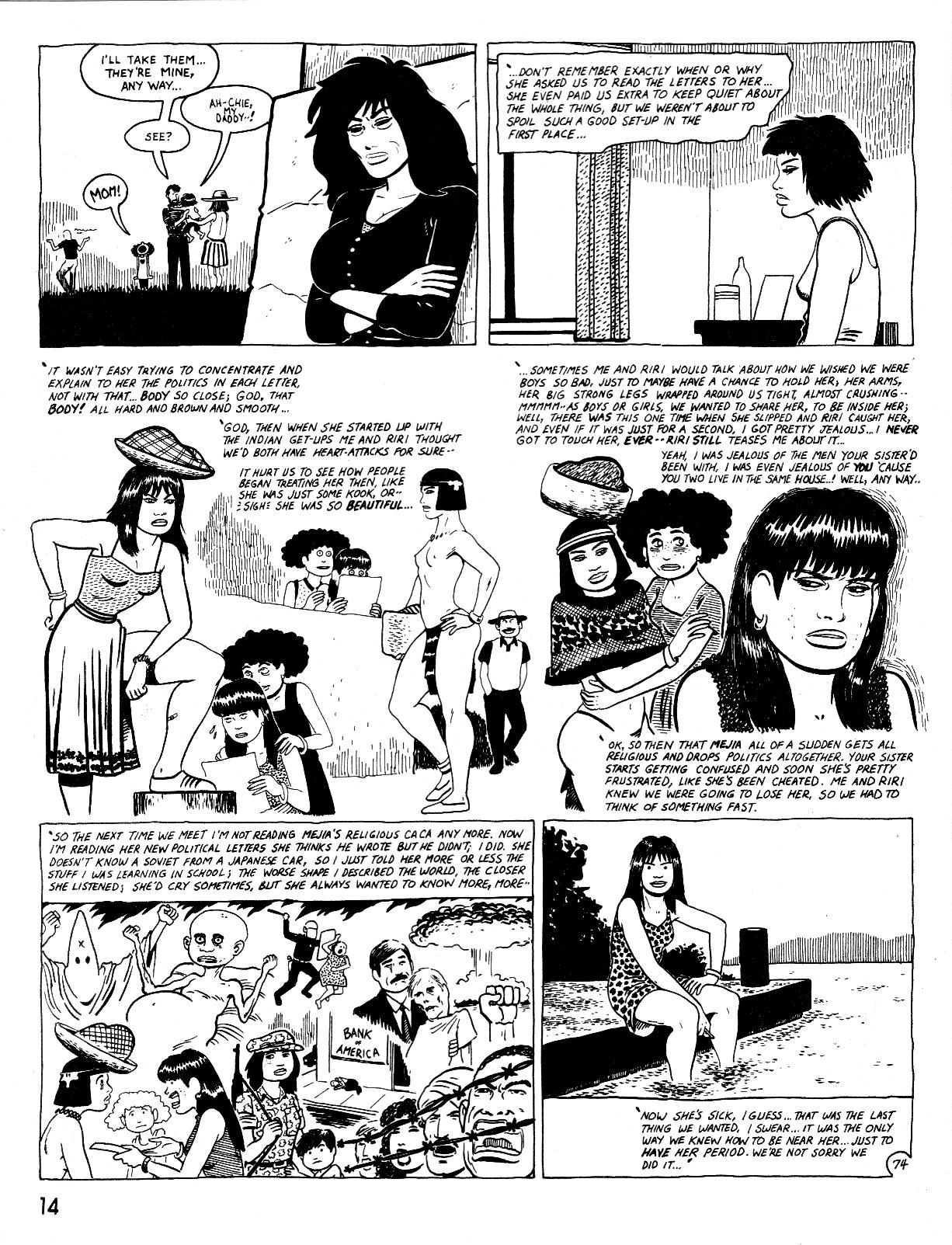 Read online Love and Rockets (1982) comic -  Issue #25 - 18