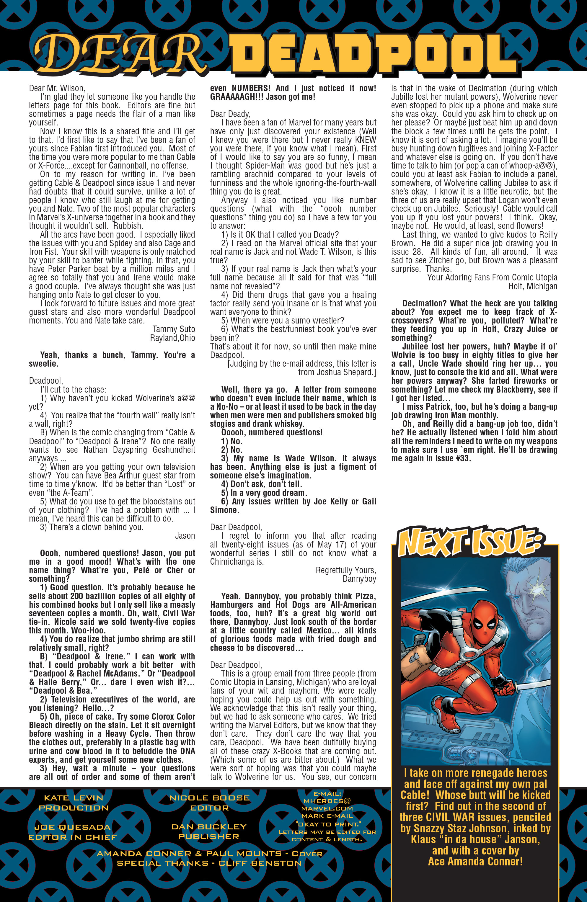 Read online Cable and Deadpool comic -  Issue #30 - 23