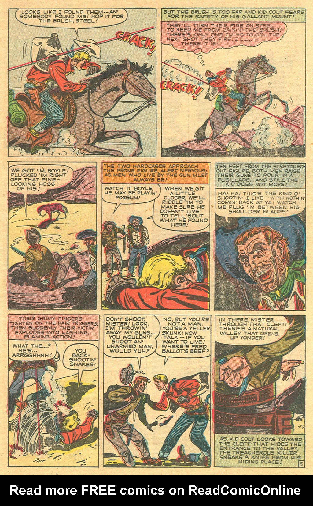 Read online Kid Colt Outlaw comic -  Issue #9 - 7