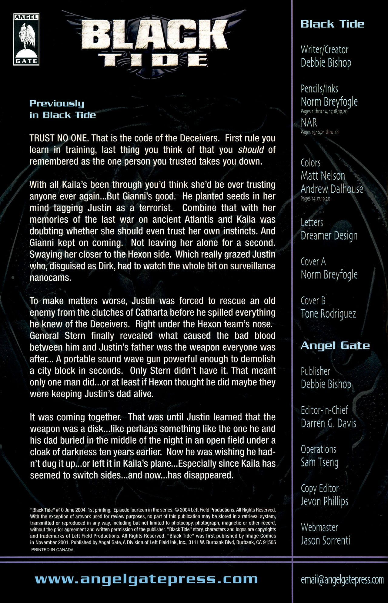 Read online Black Tide (2002) comic -  Issue #10 - 4