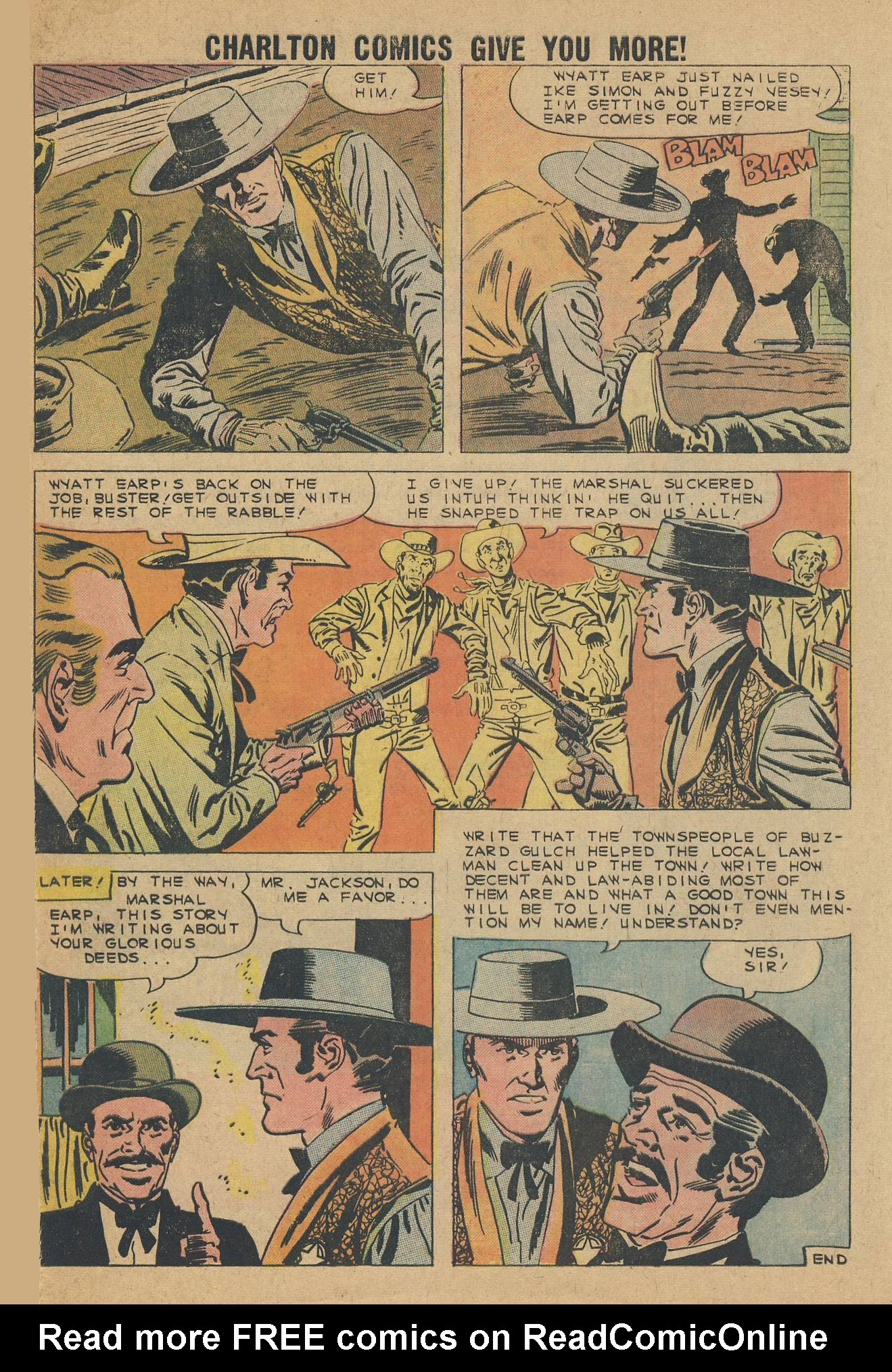 Read online Wyatt Earp Frontier Marshal comic -  Issue #33 - 33