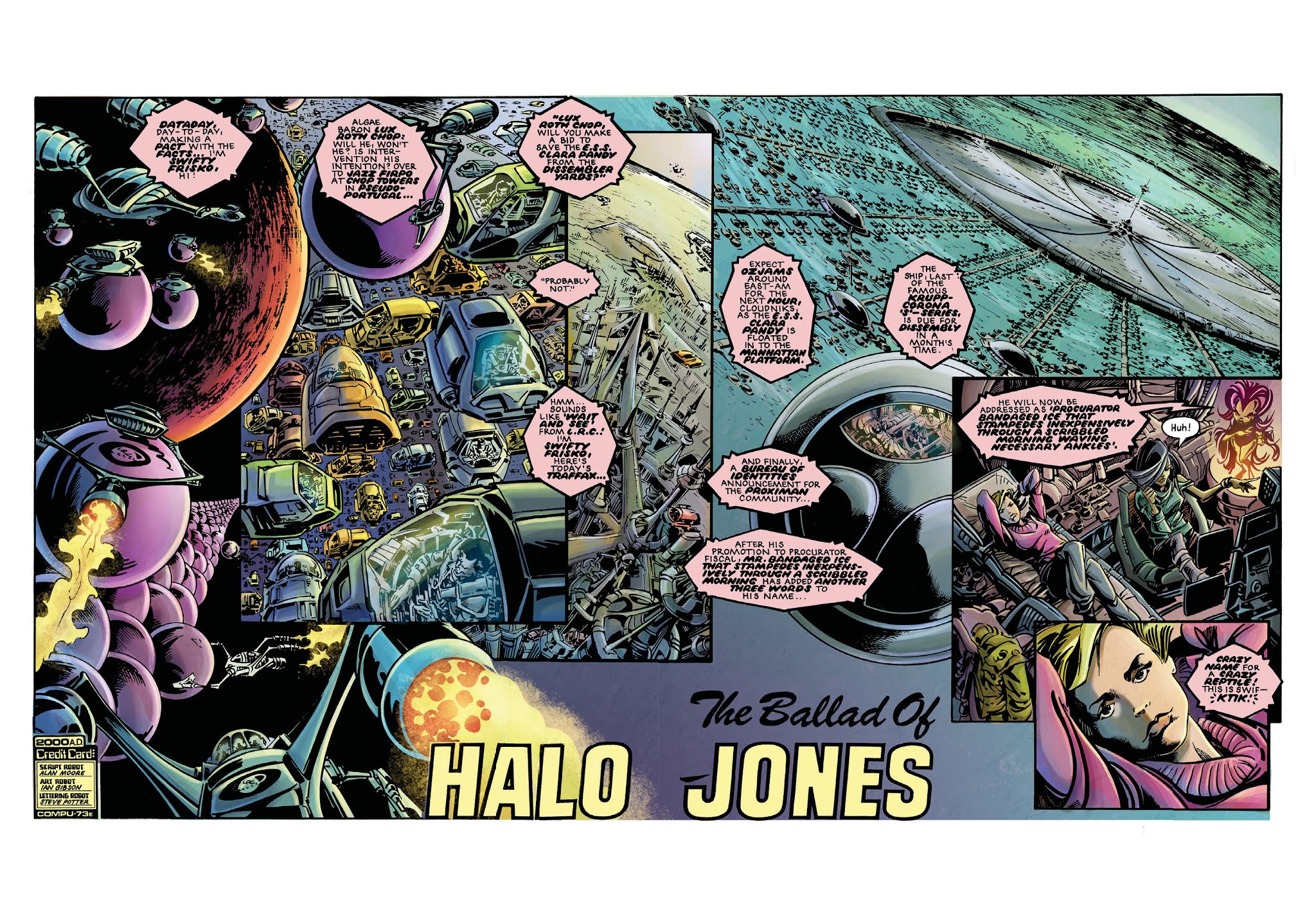 Read online The Ballad of Halo Jones (2018) comic -  Issue # TPB 1 - 4