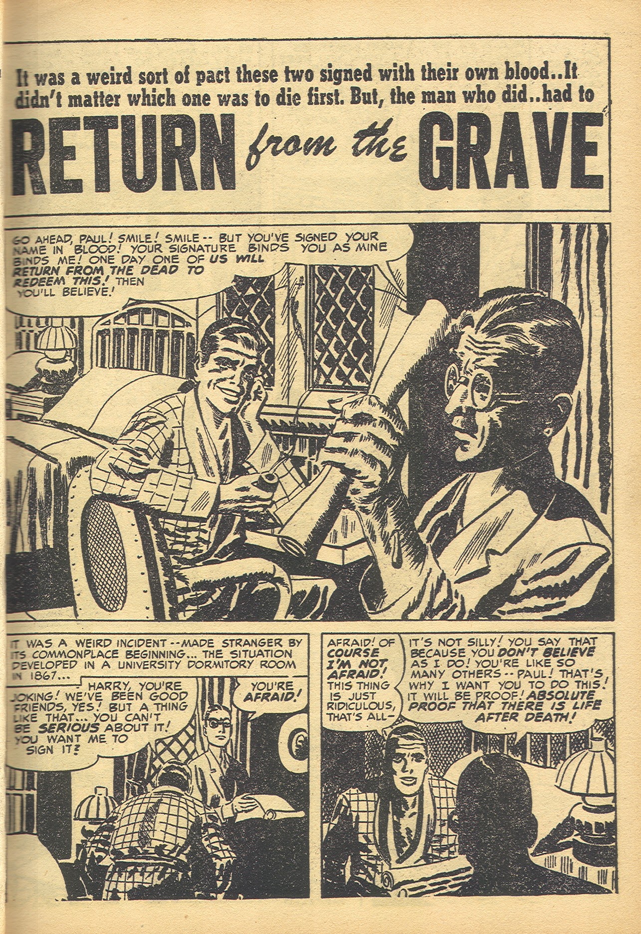 Read online Black Magic (1950) comic -  Issue #19 - 24