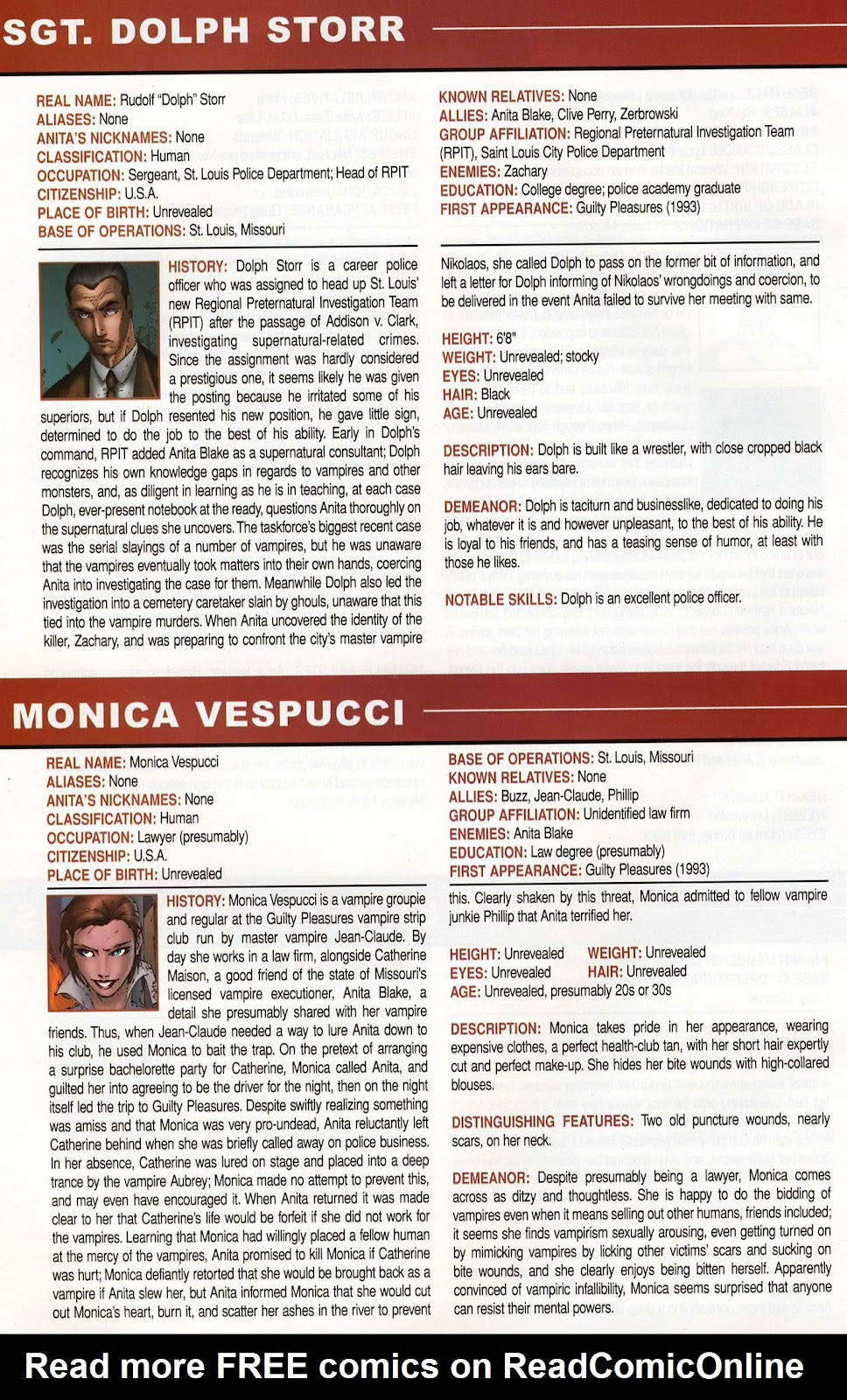 Anita Blake, Vampire Hunter: Guilty Pleasures Handbook issue Full - Page 46