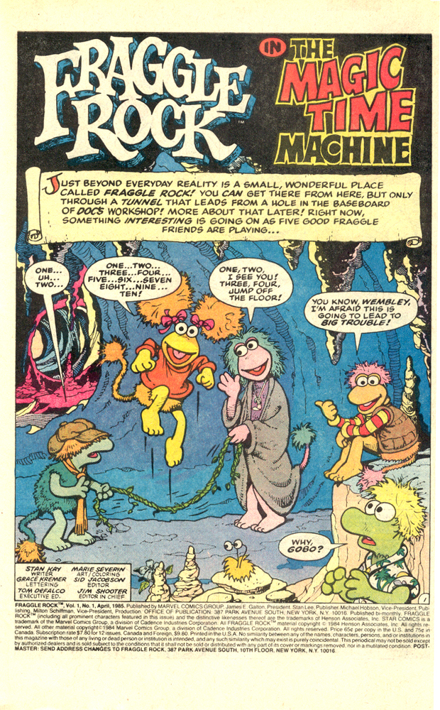 Read online Fraggle Rock comic -  Issue #1 - 2