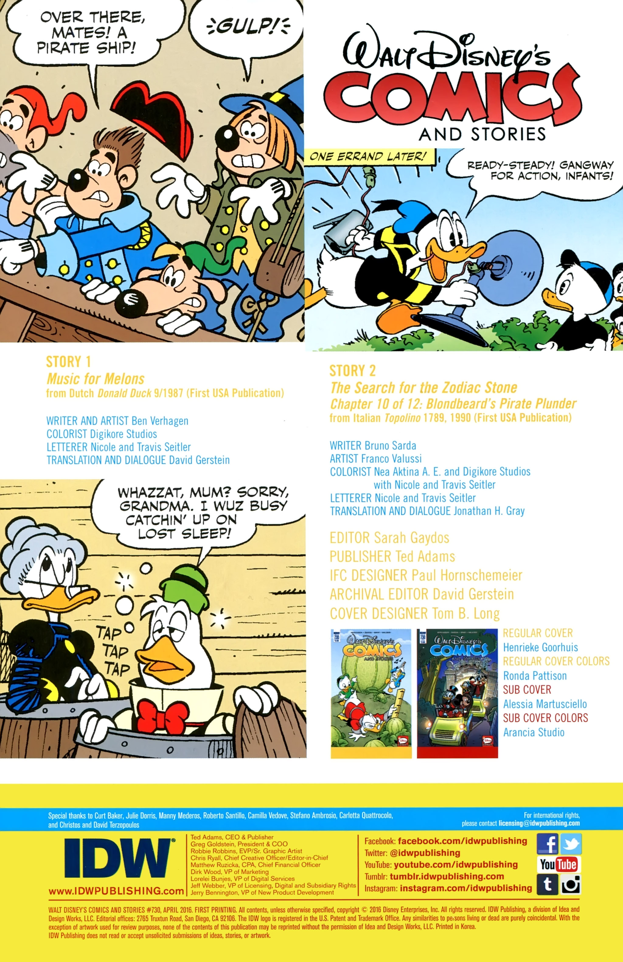 Read online Walt Disney's Comics and Stories comic -  Issue #730 - 2