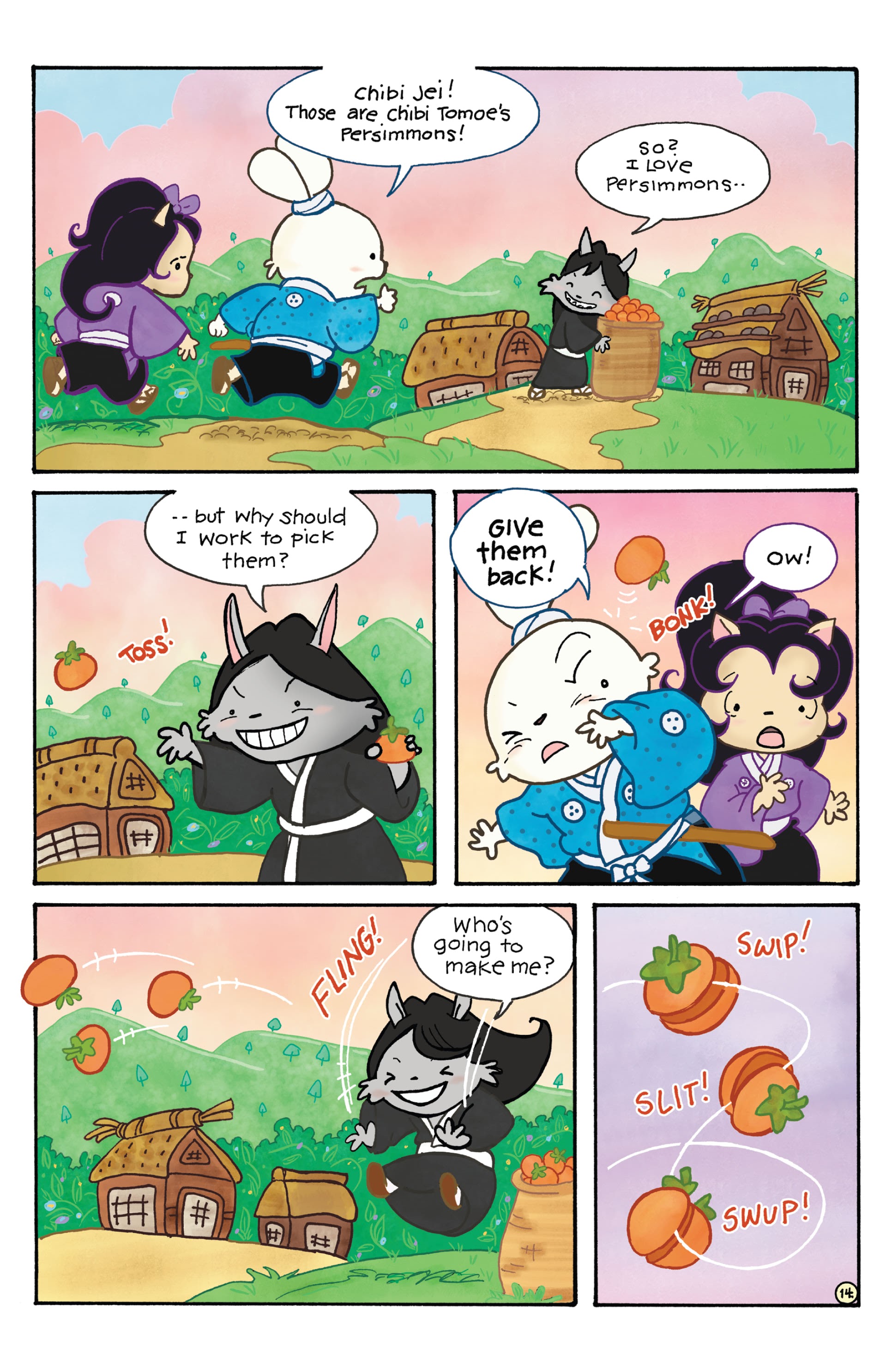 Read online Chibi-Usagi: Attack of the Heebie Chibis comic -  Issue # TPB - 136