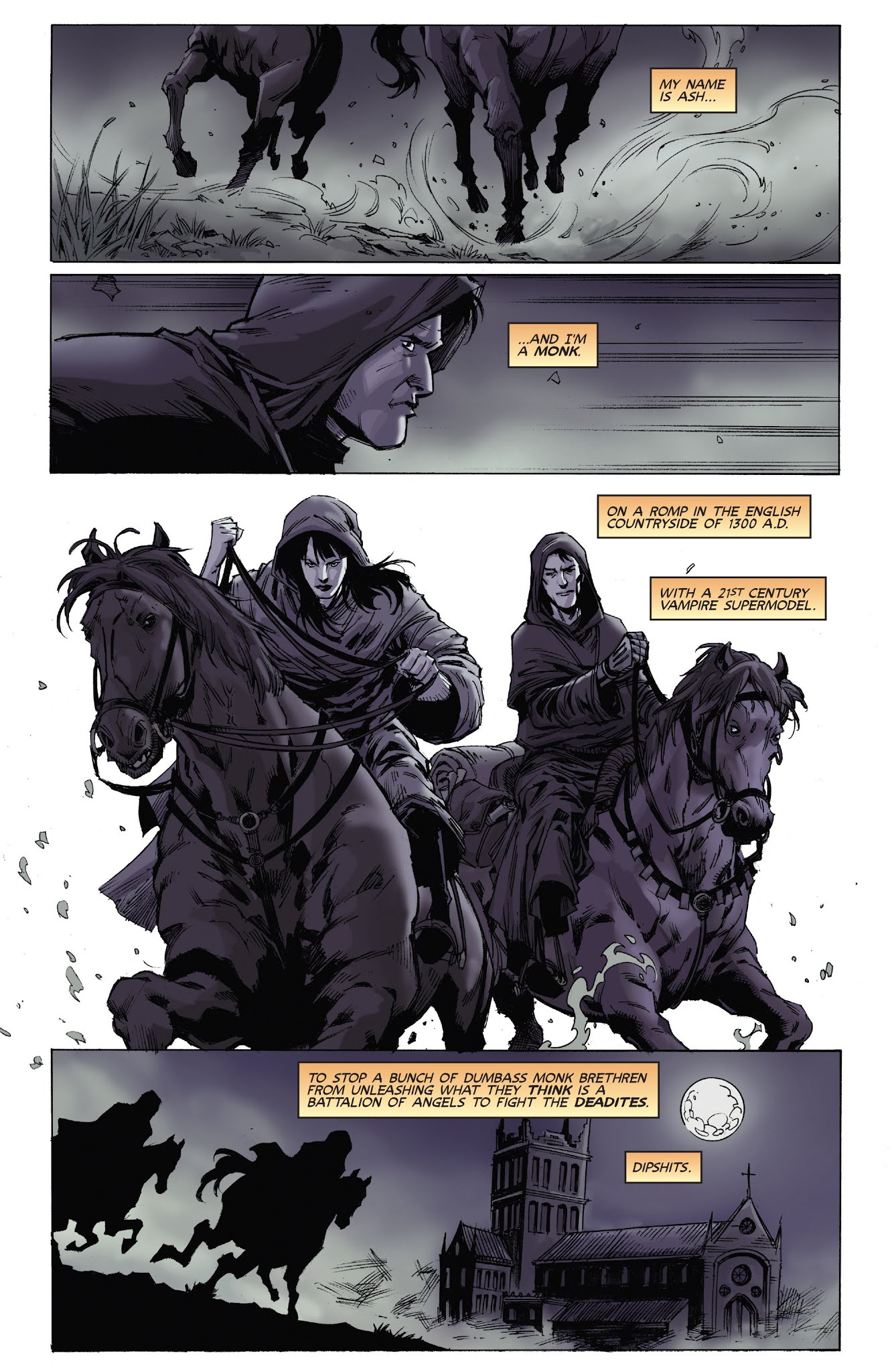 Read online Vampirella/Army of Darkness comic -  Issue #4 - 3