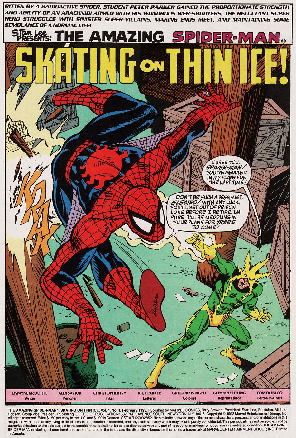 Read online The Amazing Spider-Man: Skating on Thin Ice comic -  Issue # Full - 2