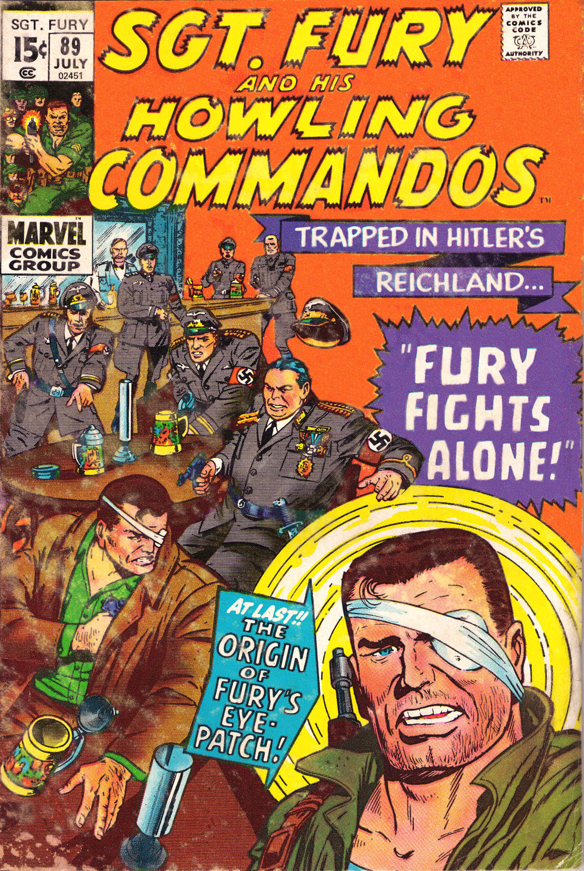 Read online Sgt. Fury comic -  Issue #89 - 2
