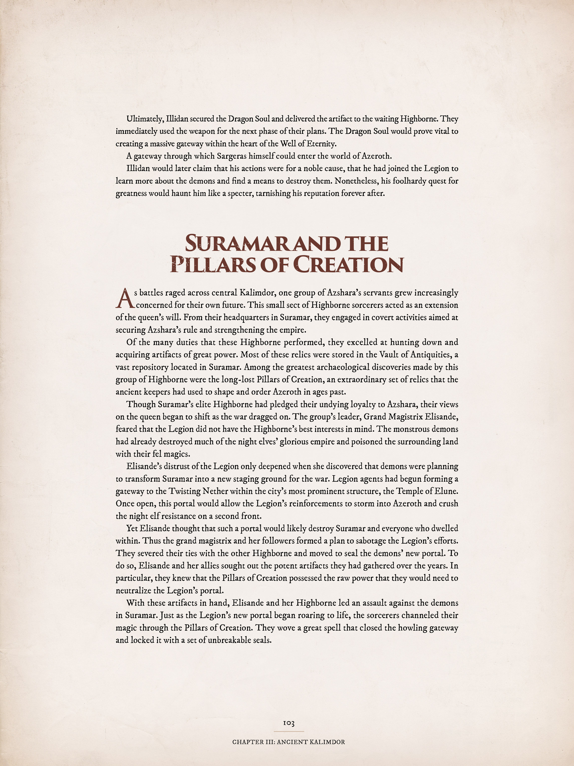 Read online World of Warcraft Chronicle Vol. 1 comic -  Issue # Full - 99