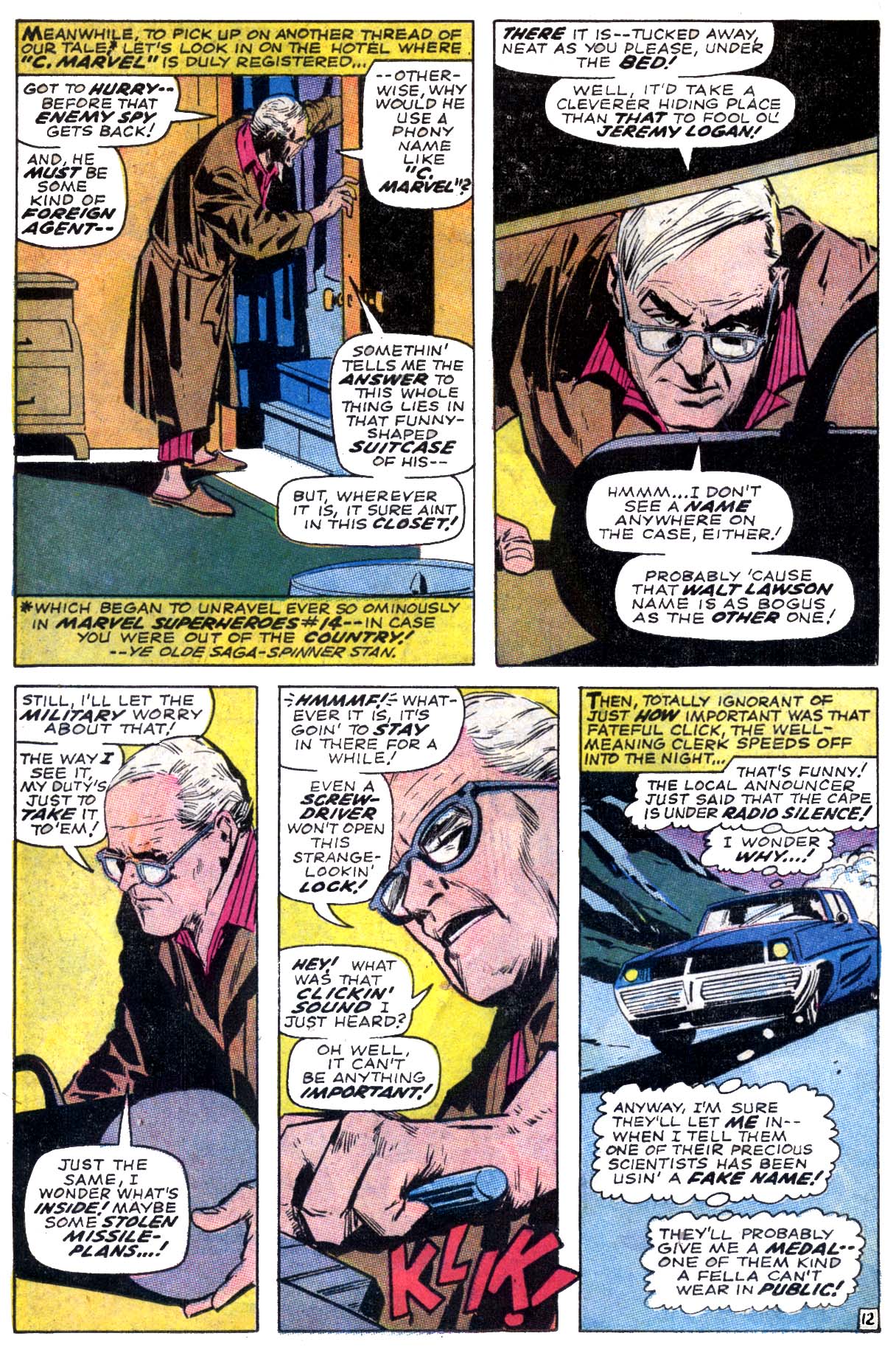 Read online Captain Marvel (1968) comic -  Issue #1 - 13
