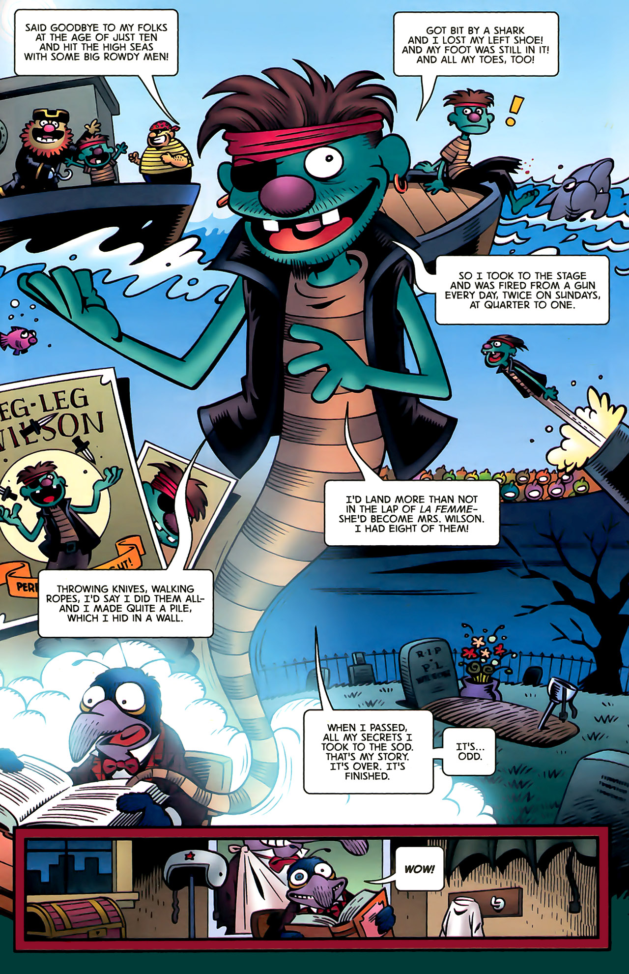 Read online The Muppet Show: The Treasure of Peg-Leg Wilson comic -  Issue #3 - 8
