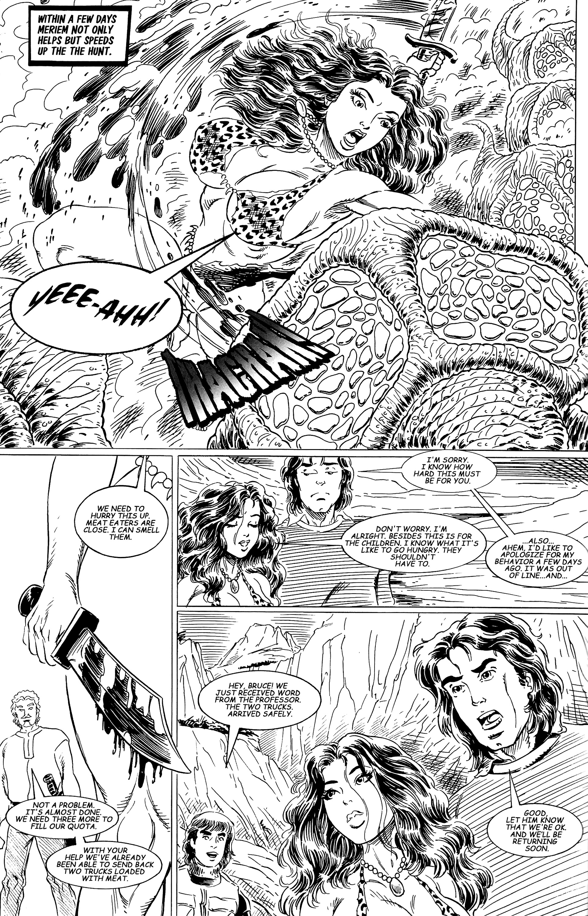 Read online Cavewoman: Hunt comic -  Issue #2 - 12