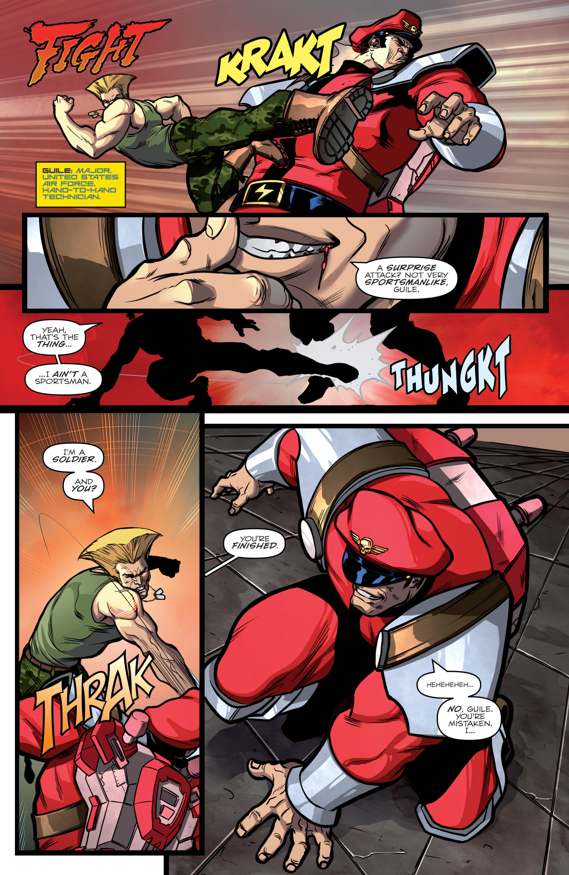Read online Street Fighter X G.I. Joe comic -  Issue #4 - 14