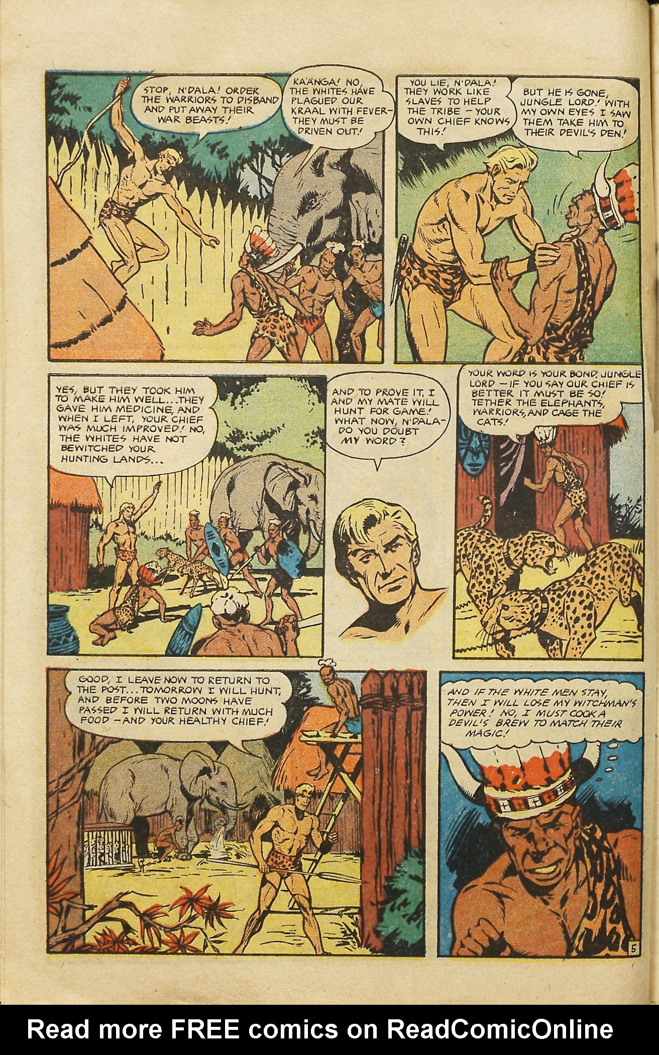 Read online Jungle Comics comic -  Issue #145 - 9