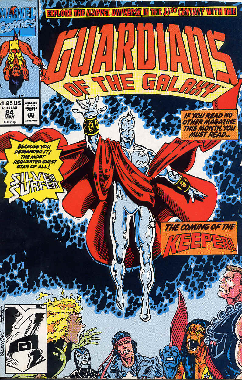 Read online Guardians of the Galaxy (1990) comic -  Issue #24 - 1