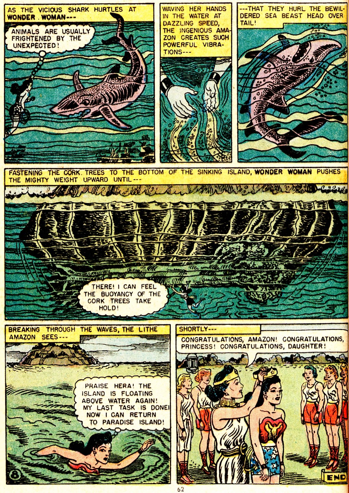 Read online Wonder Woman (1942) comic -  Issue #211 - 53