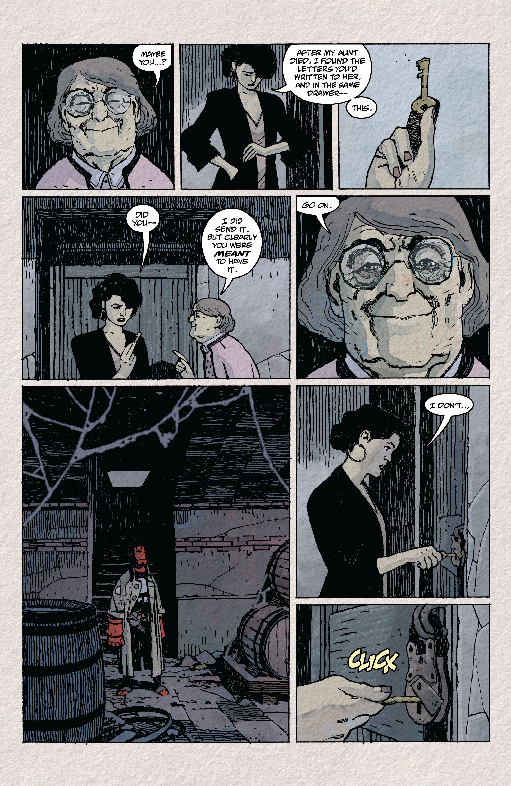 Read online Hellboy and the B.P.R.D.: Old Man Whittier comic -  Issue # Full - 12