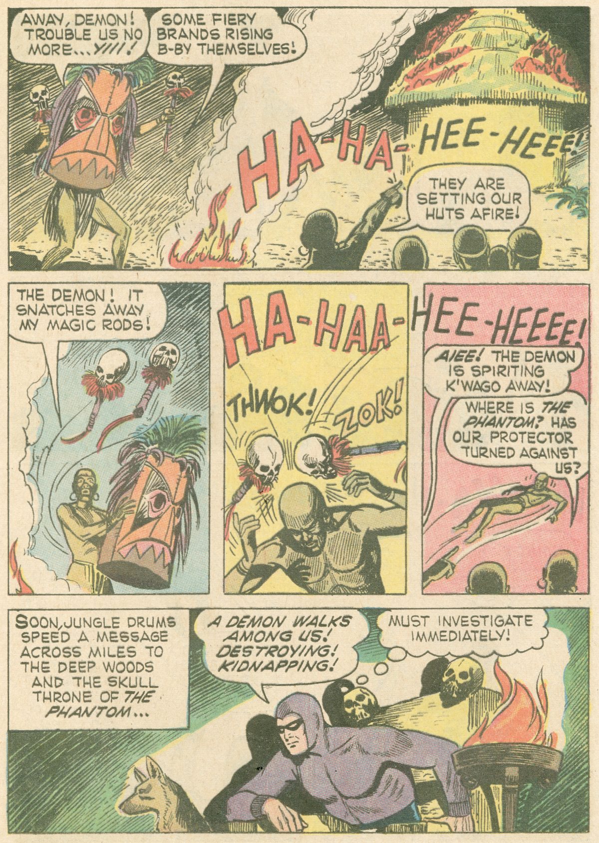 Read online The Phantom (1966) comic -  Issue #20 - 21
