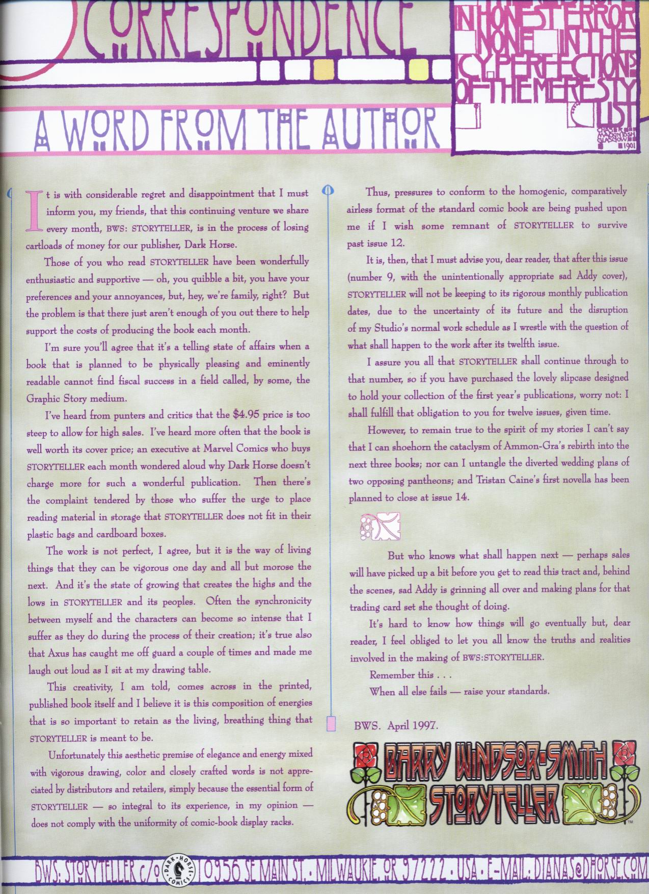 Read online Barry Windsor-Smith: Storyteller comic -  Issue #9 - 21