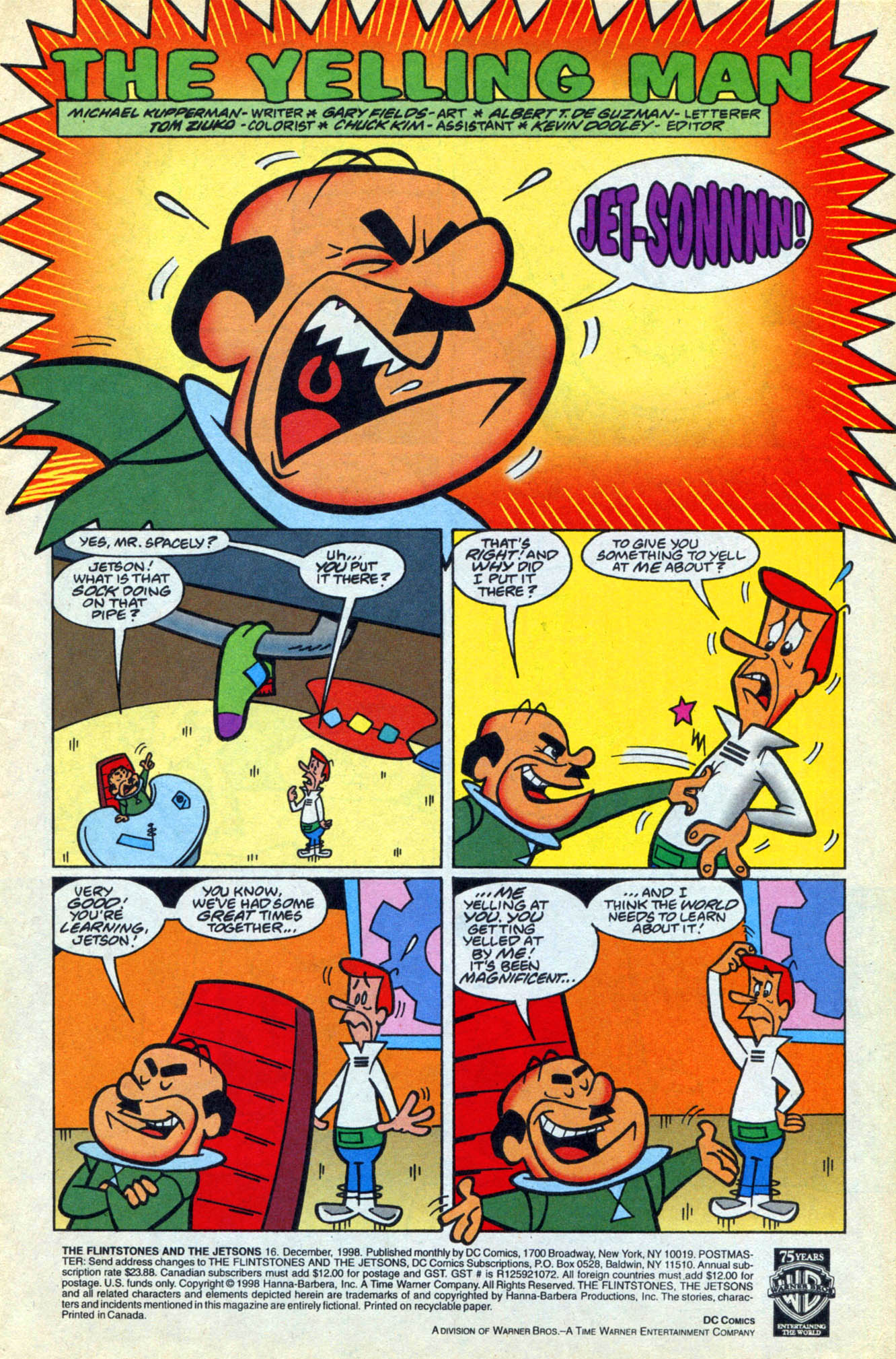Read online The Flintstones and the Jetsons comic -  Issue #16 - 3